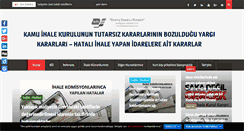 Desktop Screenshot of ihalekurumu.com